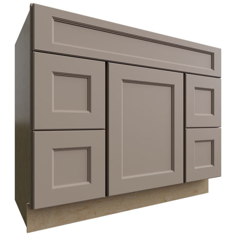 VSD42 - Vanity - Combo Cabinet - 42 W X 34-1 2 H X 21 D - Fusion Oyster