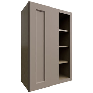 WBC2436 - Wall Corner - Blind Cabinet - 24 W X 36 H X 12 D - Fusion Oyster