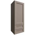 WD1848 - Wall - Drawer Cabinet - 18 W X 48 H X 15 D - Fusion Oyster