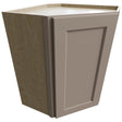 WDC2430 - Wall Corner - Diagonal Cabinet - 24 W X 30 H X 24 D - Fusion Oyster