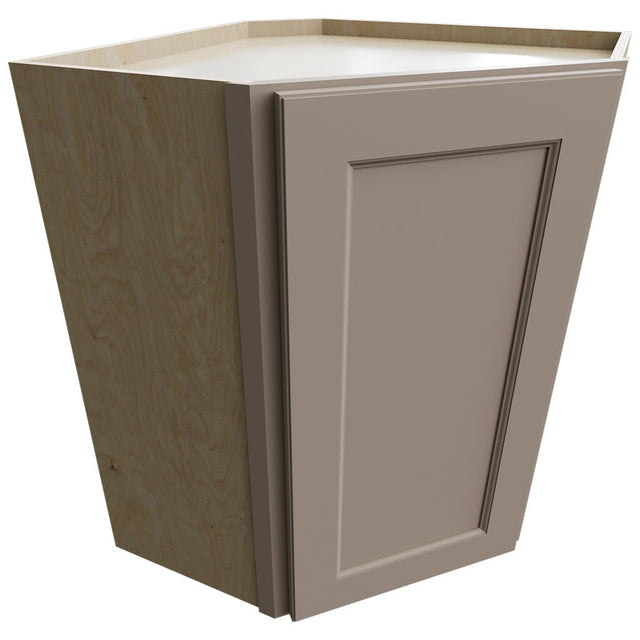 WDC2430 - Wall Corner - Diagonal Cabinet - 24 W X 30 H X 24 D - Fusion Oyster