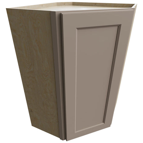 WDC2436 - Wall Corner - Diagonal Cabinet - 24 W X 36 H X 24 D - Fusion Oyster