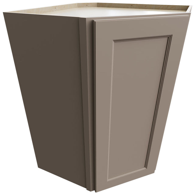 WDC2736 - Wall Corner - Diagonal Cabinet - 27 W X 36 H X 27 D - Fusion Oyster