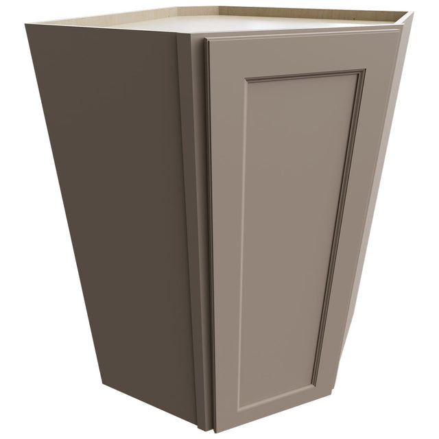 WDC2742 - Wall Corner - Diagonal Cabinet - 27 W X 42 H X 27 D - Fusion Oyster