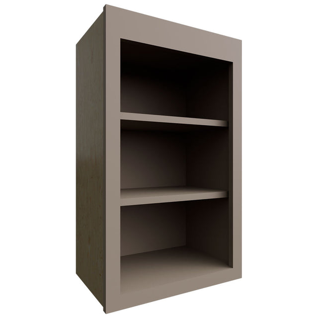 WOS1830 - Wall - Open Shelf - 18 W X 30 H X 12 D - Fusion Oyster