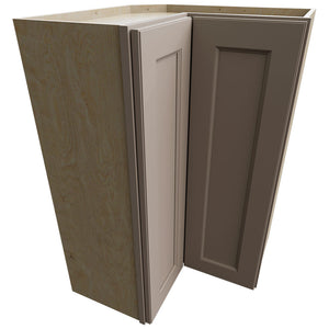 WPC2436 - Wall Corner - Pie Cabinet - 24 W X 36 H X 24 D - Fusion Oyster