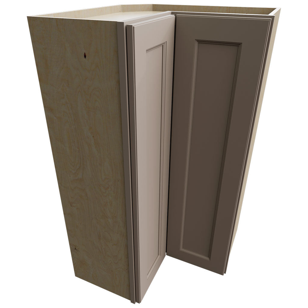 WPC2442 - Wall Corner - Pie Cabinet - 24 W X 42 H X 24 D - Fusion Oyster