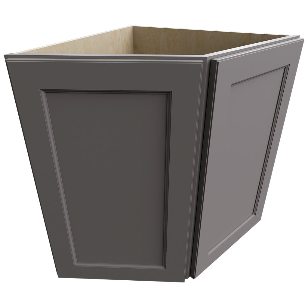 BRA24 - Base - Return Angle Cabinet - 24 W X 34-1 2 H X 24 D - Fusion Stone