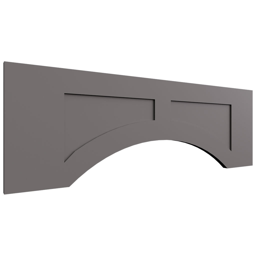 VARP36 - Wall - Arched Recessed Valance - 36 W X 12 H X 3 4 T - Fusion Stone