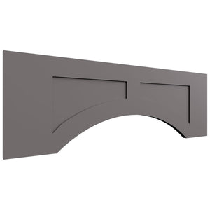 VARP36 - Wall - Arched Recessed Valance - 36 W X 12 H X 3 4 T - Fusion Stone