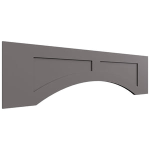 VARP42 - Wall - Arched Recessed Valance - 42 W X 12 H X 3 4 T - Fusion Stone