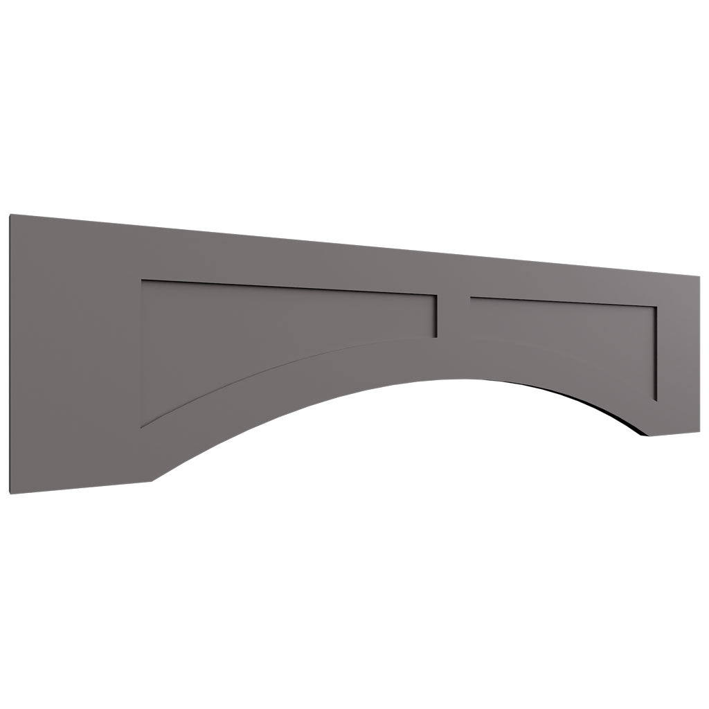VARP48 - Wall - Arched Recessed Valance - 48 W X 12 H X 3 4 T - Fusion Stone