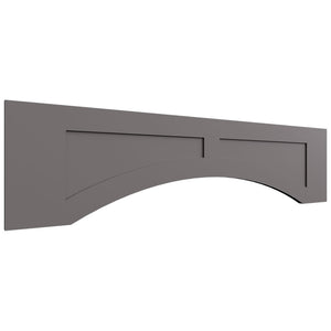 VARP48 - Wall - Arched Recessed Valance - 48 W X 12 H X 3 4 T - Fusion Stone