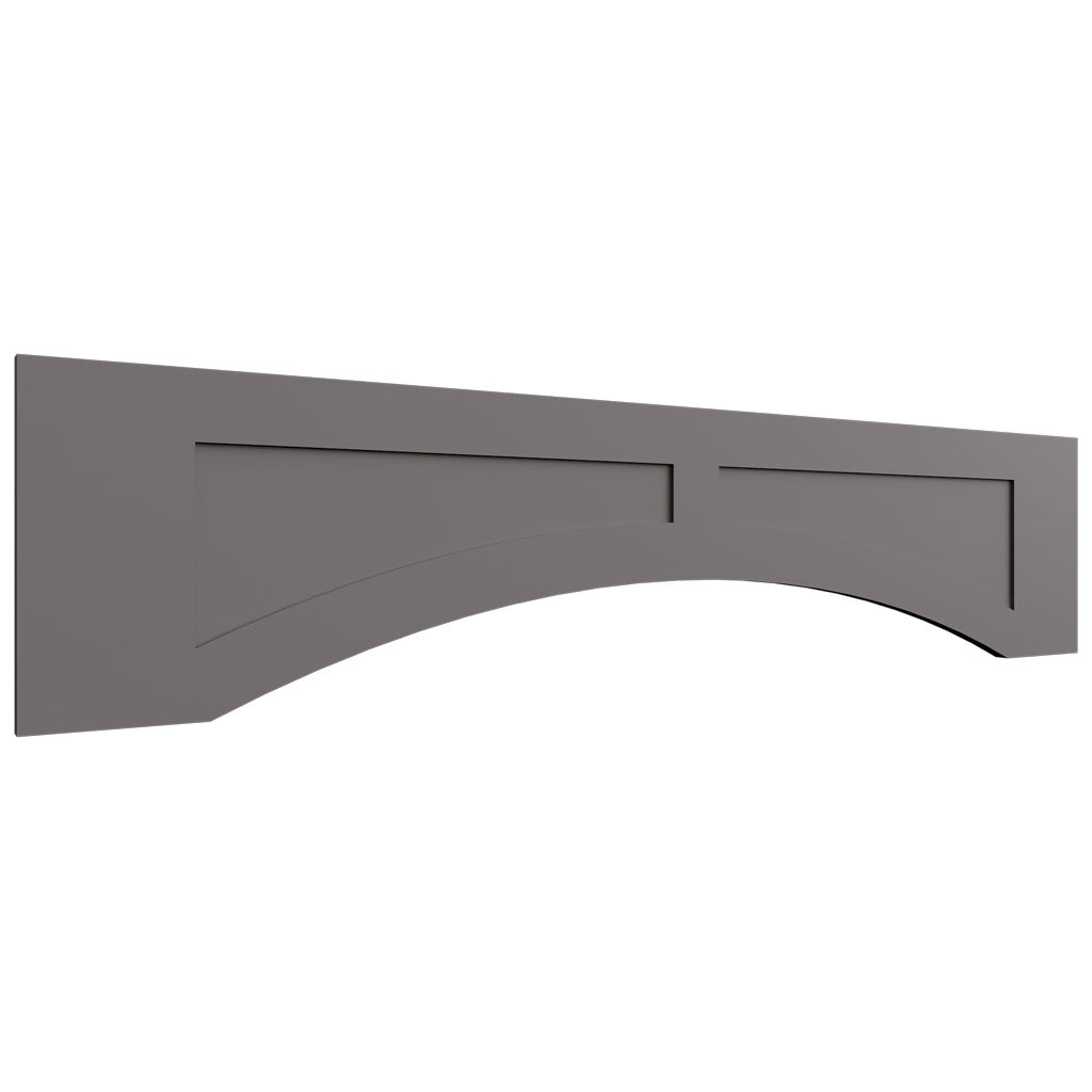 VARP54 - Wall - Arched Recessed Valance - 54 W X 12 H X 3 4 T - Fusion Stone