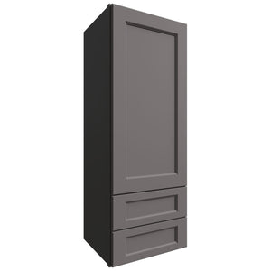 WD1848 - Wall - Drawer Cabinet - 18 W X 48 H X 15 D - Fusion Stone