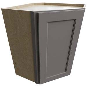 WDC2430 - Wall Corner - Diagonal Cabinet - 24 W X 30 H X 24 D - Fusion Stone