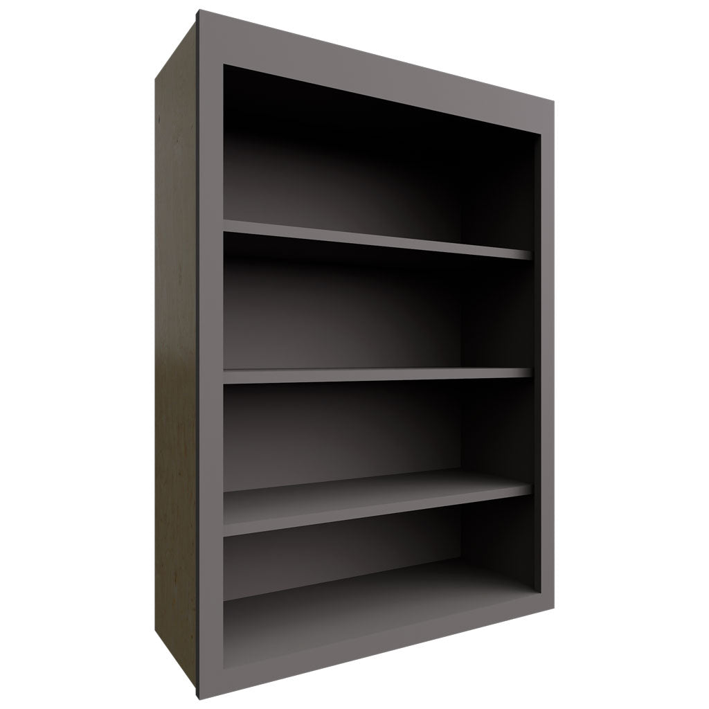 WOS3042 - Wall - Open Shelf - 30 W X 42 H X 12 D - Fusion Stone