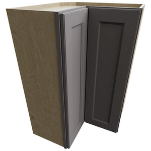 WPC2436 - Wall Corner - Pie Cabinet - 24 W X 36 H X 24 D - Fusion Stone