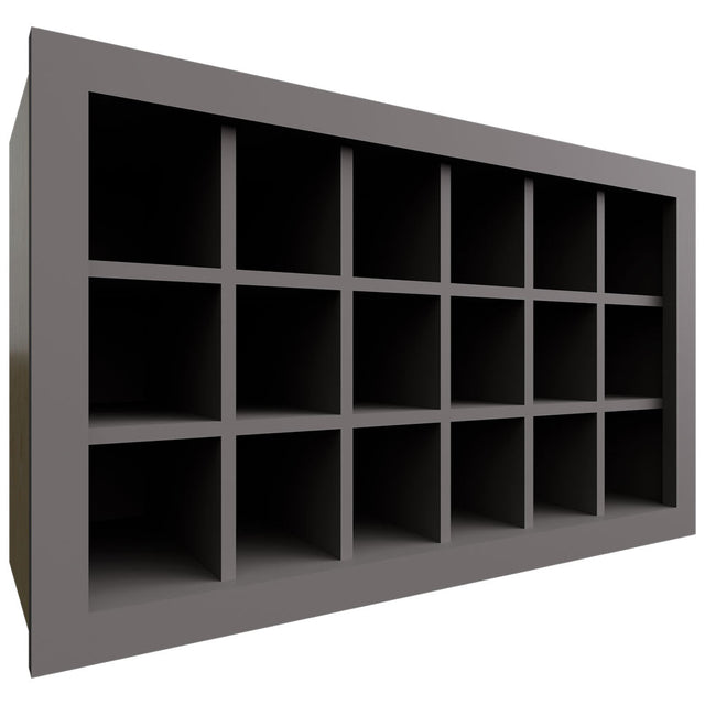 WR3018 - Wall - Wine Rack - 30 W X 18 H X 12 D - Stone