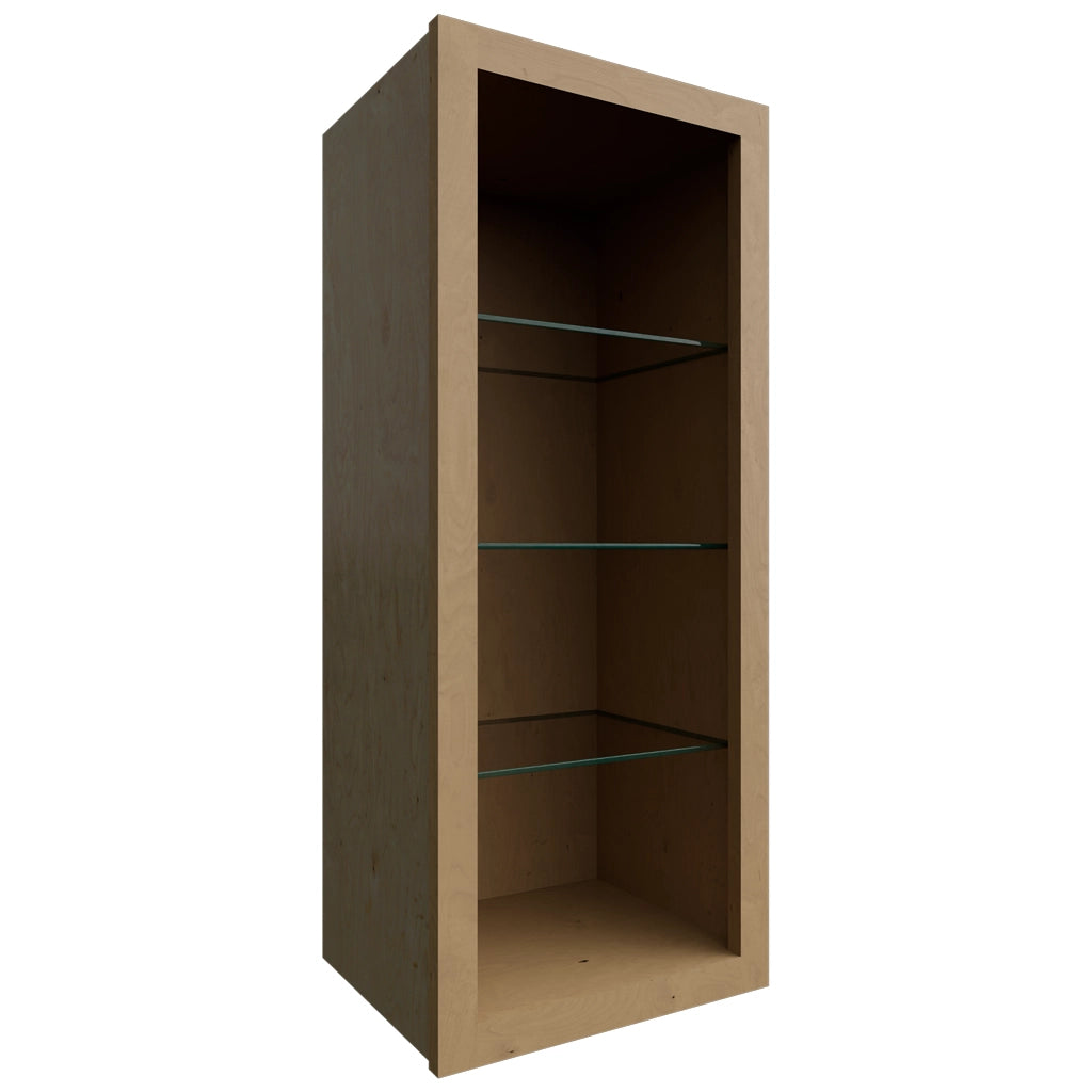 NDW1536 ( Wall | Standard No Door Cabinet - 15"W X 36"H X 12"D ) | Timber