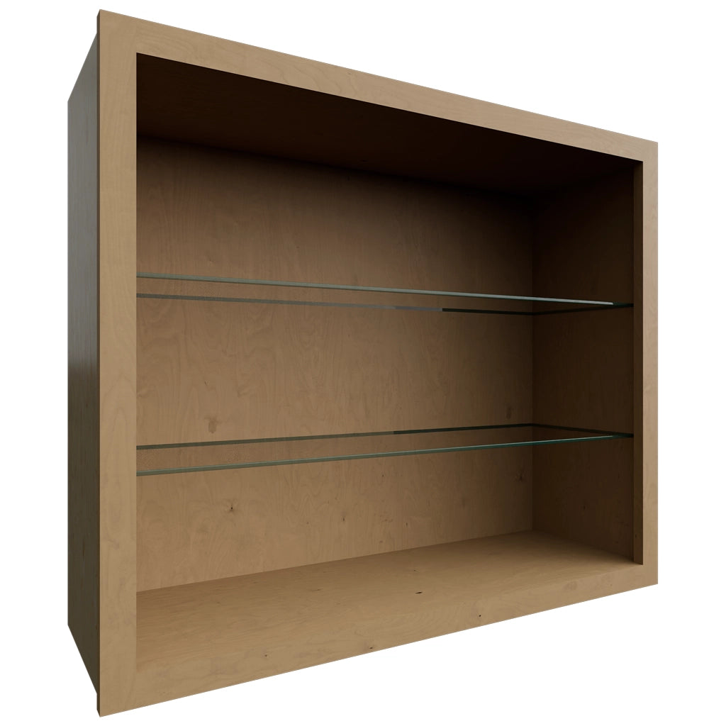 NDW3630 ( Wall | Standard No Door Cabinet - 36"W X 30"H X 12"D ) | Timber