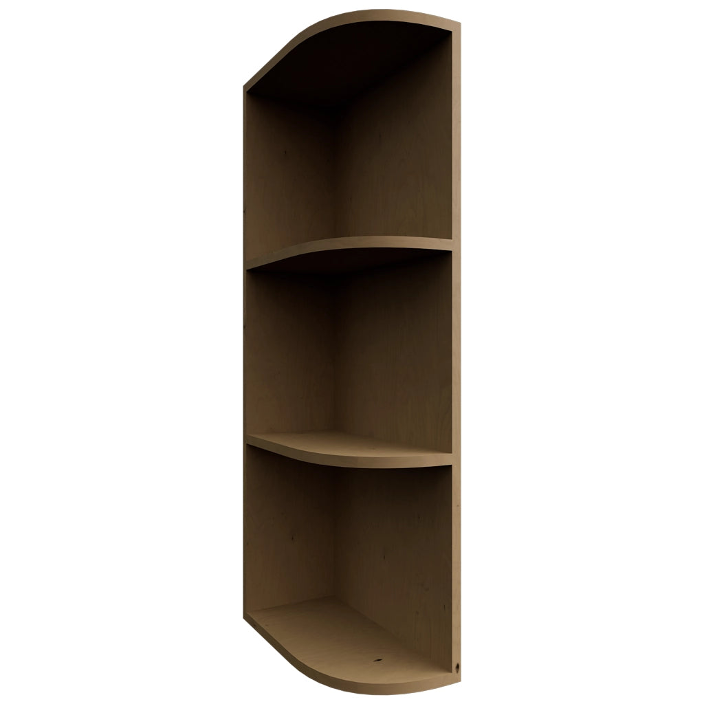 OEL630 ( Wall | Open End Cabinet - 6"W X 30"H X 12"D ) | Timber