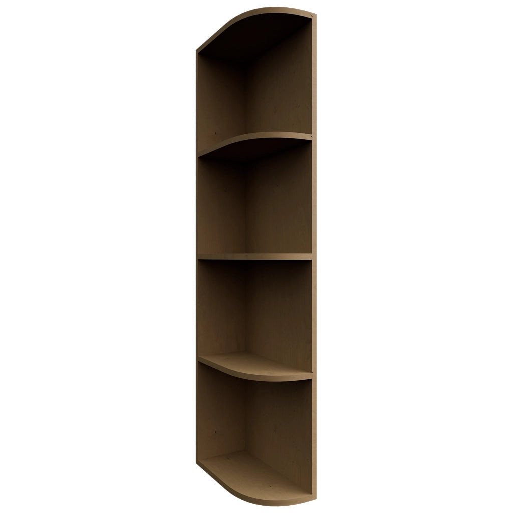 OEL642 ( Wall | Open End Cabinet - 6"W X 42"H X 12"D ) | Timber