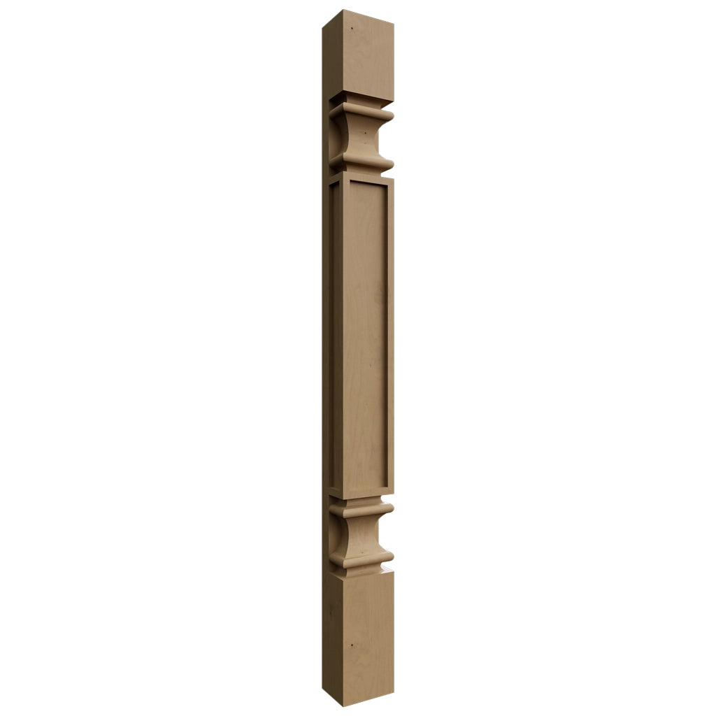 BASE PP (Base | Pilastra - 7,6 cm de ancho x 87,5 cm de alto x 5,4 cm de profundidad) | Madera