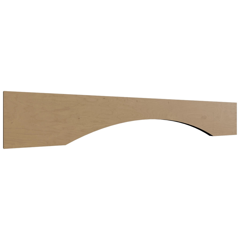 VAR36 ( Wall | Arched Valance - 36"W X 5-1/2"H X 3/4"T ) | Timber