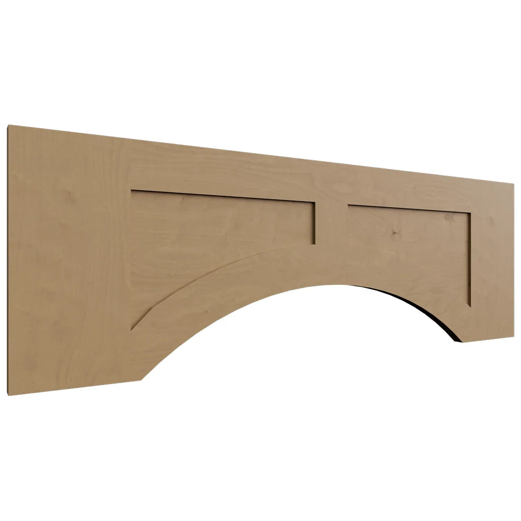 VARP36 - Wall - Arched Recessed Valance - 36 W X 12 H X 3 4 T - Fusion Timber