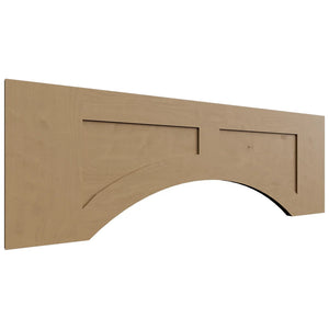 VARP36 - Wall - Arched Recessed Valance - 36 W X 12 H X 3 4 T - Fusion Timber