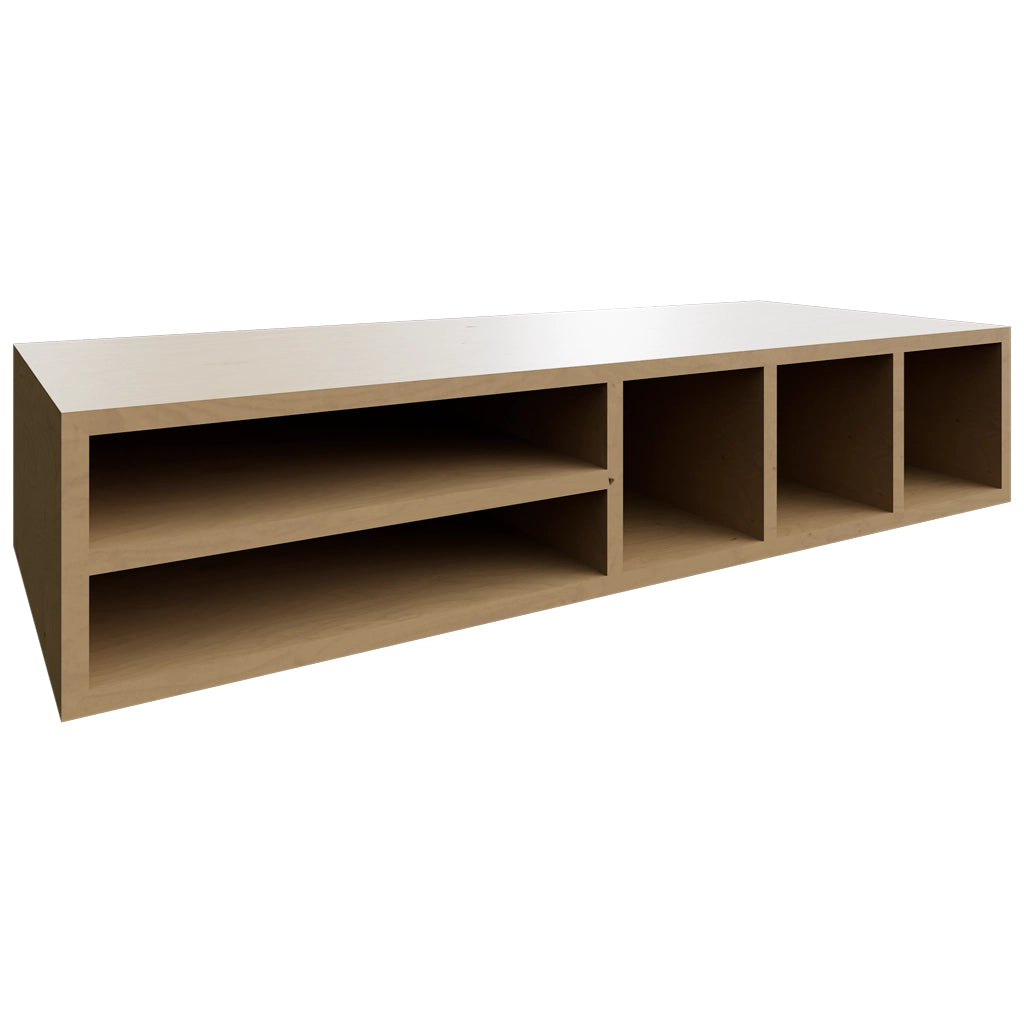 WO306 ( Wall | Organizer Rack - 30"W X 6"H X 12"D ) | Timber