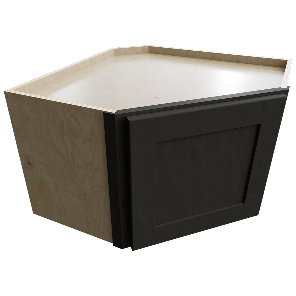 WDC2415 - Wall Corner - Diagonal Cabinet - 24 W X 15 H X 24 D - Galaxy Cobblestone