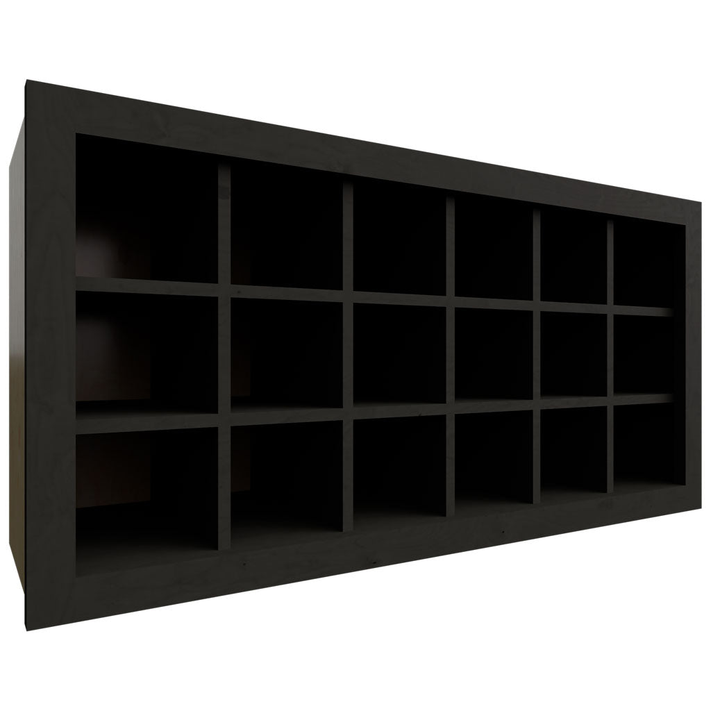 WR3618 - Wall - Wine Rack - 36 W X 18 H X 12 D - Cobblestone