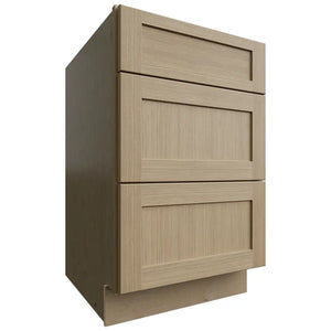 DB21 ( Base | 3 Drawers Cabinet - 21"W X 34-1/2"H X 24"D ) | Galaxy Desert Oak