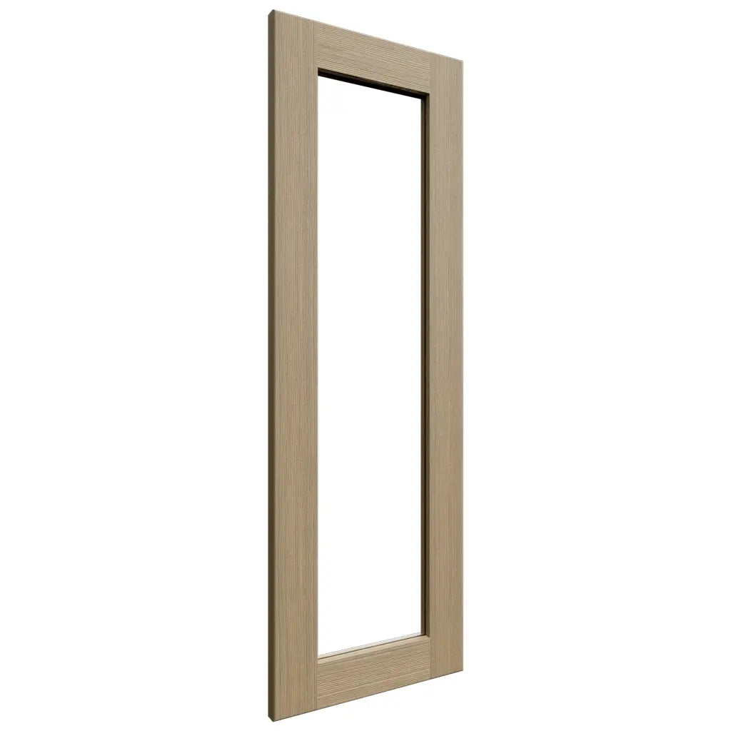 GDW2436 (Pared | Puerta de vidrio - 11-3/4" de ancho x 35-1/2" de alto x 3/4" de alto) | Roble Galaxy Desert