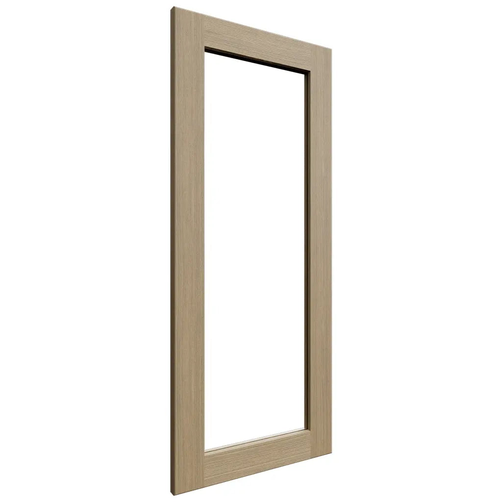 GDW3036 (Pared | Puerta de vidrio - 14-3/4" de ancho x 35-1/2" de alto x 3/4" de alto) | Roble Galaxy Desert