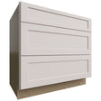 DB36 - Base - 3 Drawers Cabinet - 36 W X 34-1 2 H X 24 D - Galaxy Dove