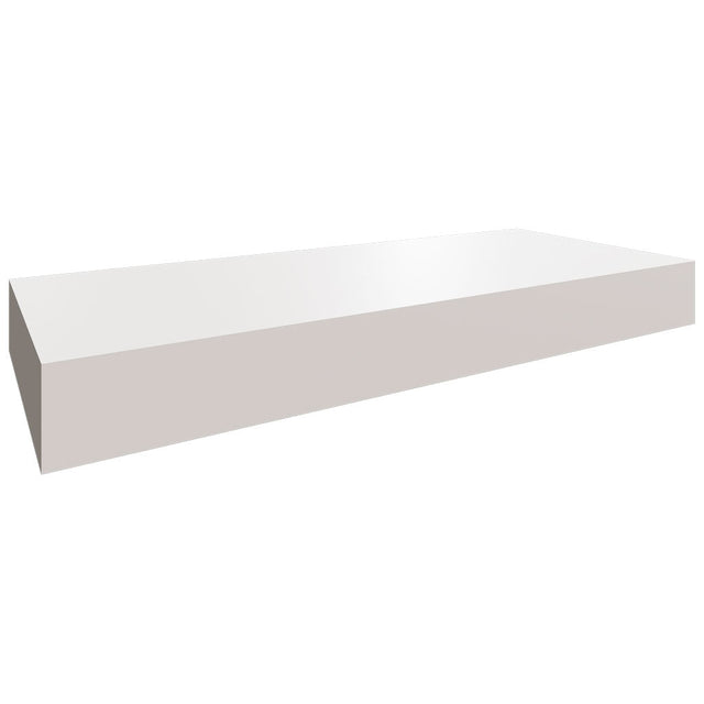 Fabuwood Dove LED FLS24 Wall Floating Shelf W/Lighting 24 W X 2-1/2 H X 10 D