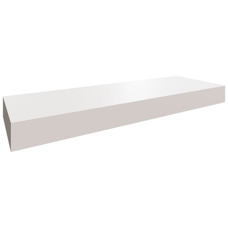 Fabuwood Dove LED FLS30 Wall Floating Shelf W/Lighting 30 W X 2-1/2 H X 10 D