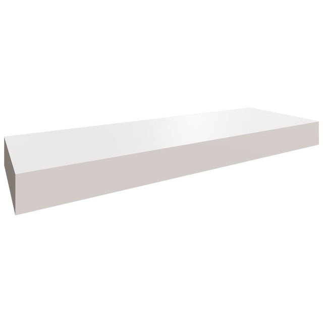 Fabuwood Dove LED FLS30 Wall Floating Shelf W/Lighting 30 W X 2-1/2 H X 10 D