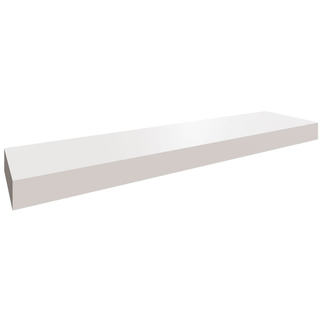 Fabuwood Dove LED FLS42 Wall Floating Shelf W/Lighting 42 W X 2-1/2 H X 10 D