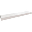 Fabuwood Dove LED FLS48 Wall Floating Shelf W/Lighting 48 W X 2-1/2 H X 10 D