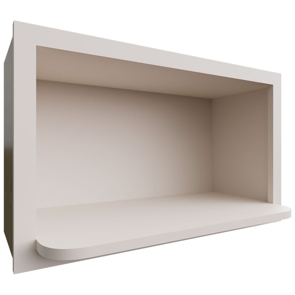 MW3018 - Wall - Microwave Shelf Cabinet - 30 W X 18 H X 12 D - Dove