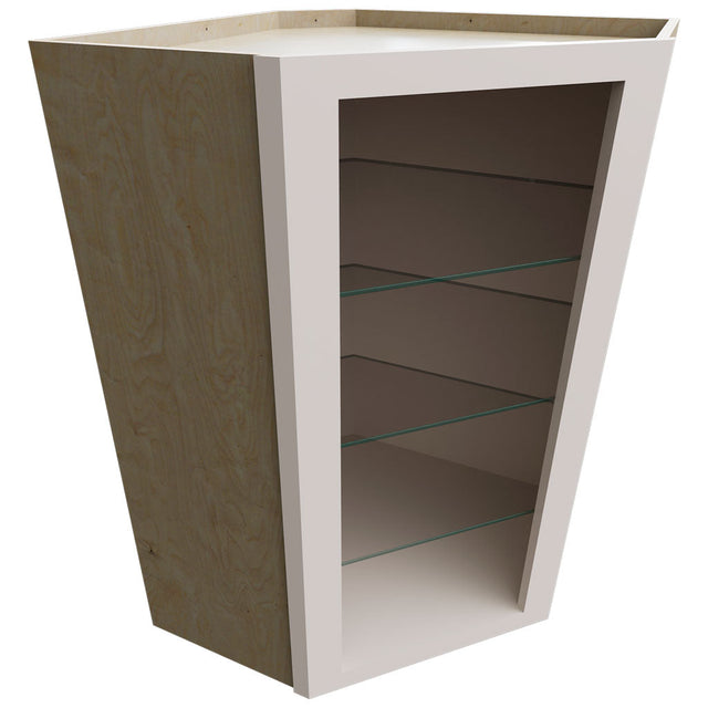 NDWDC2436 - Wall Corner - Diagonal No Door Cabinet - 24 W X 36 H X 24 D - Dove