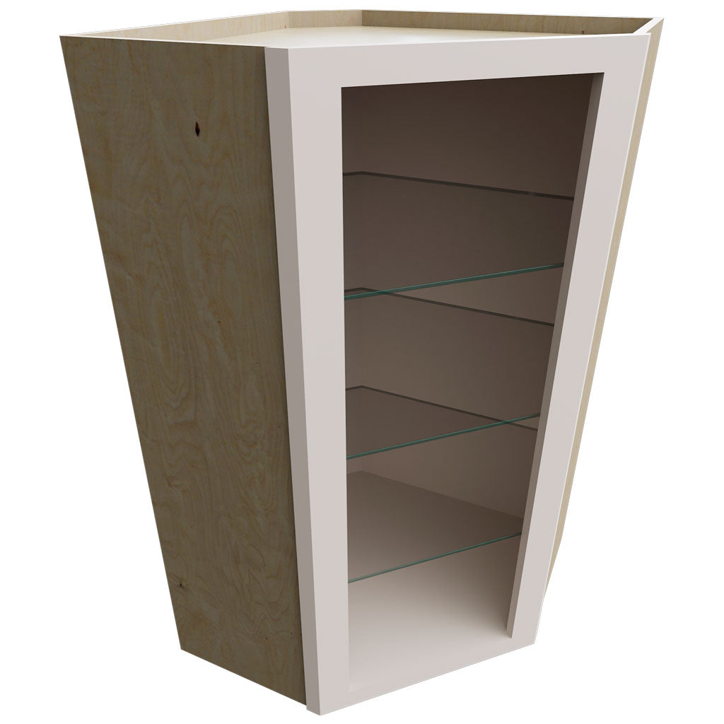 NDWDC2442 - Wall Corner - Diagonal No Door Cabinet - 24 W X 42 H X 24 D - Dove