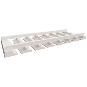 STMW30 - Wall - Stemware Rack - 30 W X 1-3 4 H X 12 D - Dove