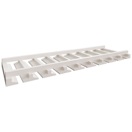 STMW36 - Wall - Stemware Rack - 36 W X 1-3 4 H X 12 D - Dove