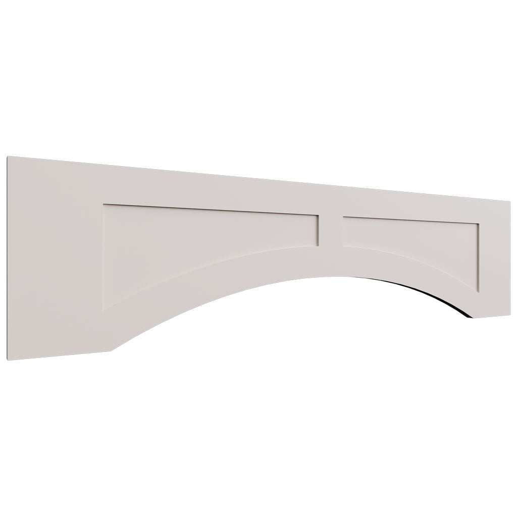 VARP48 - Wall - Arched Recessed Valance - 48 W X 12 H X 3 4 T - Galaxy Dove