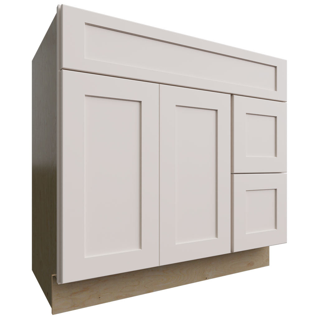 VSD36DR - Vanity - Combo Cabinet - 36 W X 34-1 2 H X 21 D - Galaxy Dove